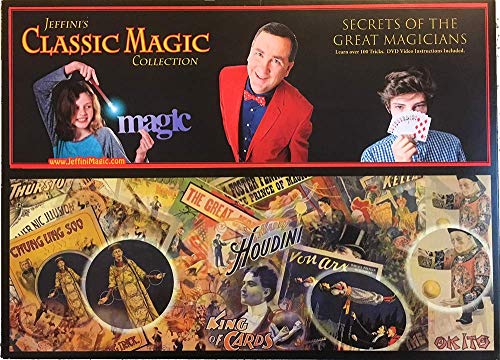 JEFFINI MAGIC Advanced Magic Tricks KIT Classic Magic Collection for Advanced Kids, with Over 100 Tricks with DVD Instructions
