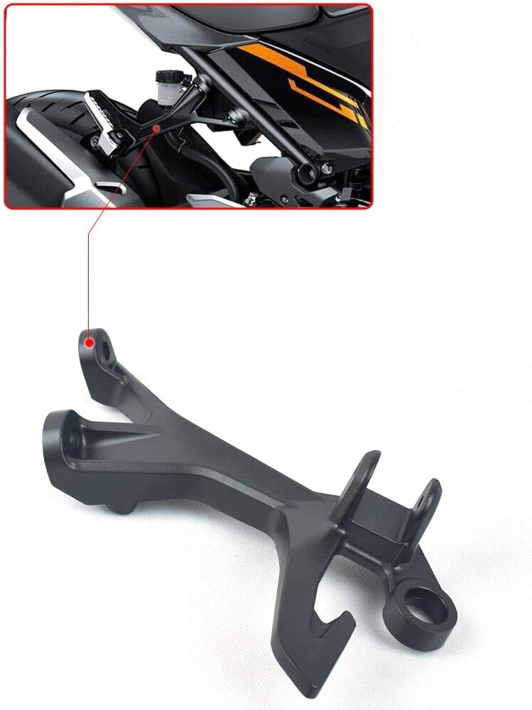 Right Side Pillion Peg Bracket Exhaust Hanger Holder Carrier Compatible with Kawasaki Z400 Z500 Ninja 400 500 Z e-1 2018-2025