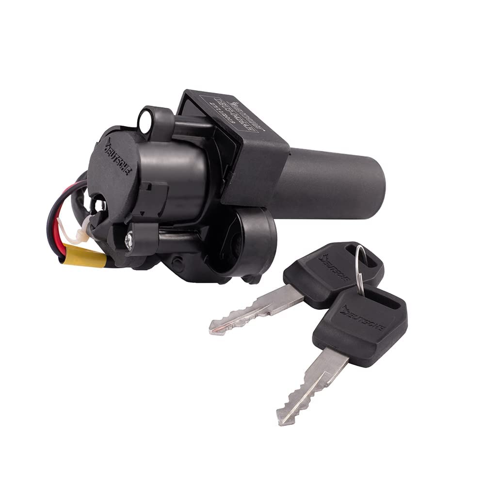 Deutsche Cylindrical High Performance Ignition Lock Compatible with for Hero Hunk/Hero Impulse (2 Wires) (2 PIN)-picture-19