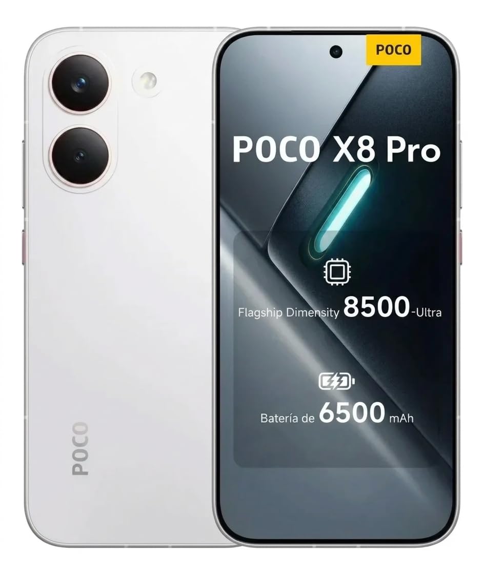 スマートフォン本体 POCO X8 Pro 8GB RAM 256GB Xiaomi Poco X8 Pro Smartphone 5G 256GB 8GB Ram Branco Global