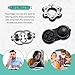 Gejoy 3 Pcs Fidget Toys Adults Set Handheld Fidgets Controller Pad Game Six Roller Chain Key Flippy Chain Autism Sensory for ADHD Add OCD Autism Anxiety Stress Relief Teen Kids(Black)