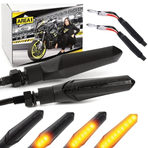 Area1 LED Indicadores Intermitentes + Resistencias para Mission 125 200 City, Madison 125 150 180 200 250 400, F18 Warrior 125, Phantom Max 250, Blog 125 160 (V1)