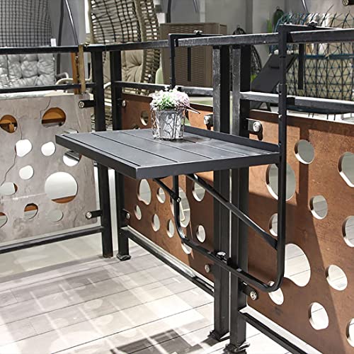 Tavolo Da Balcone Da Portare Su Ringhiera Pieghevole In Legno Colore Chiaro 60x44 5 Java Light 87890511