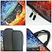 11" 11.6" 12" 12.1" 12.5" inch Laptop Carrying Bag Chromebook Case Notebook Ultrabook Bag Tablet Cover Neoprene Fit Samsung Google Acer HP DELL Lenovo Asus (11 11.6 12.1 12.2 inch, Ice Hockey Fire)