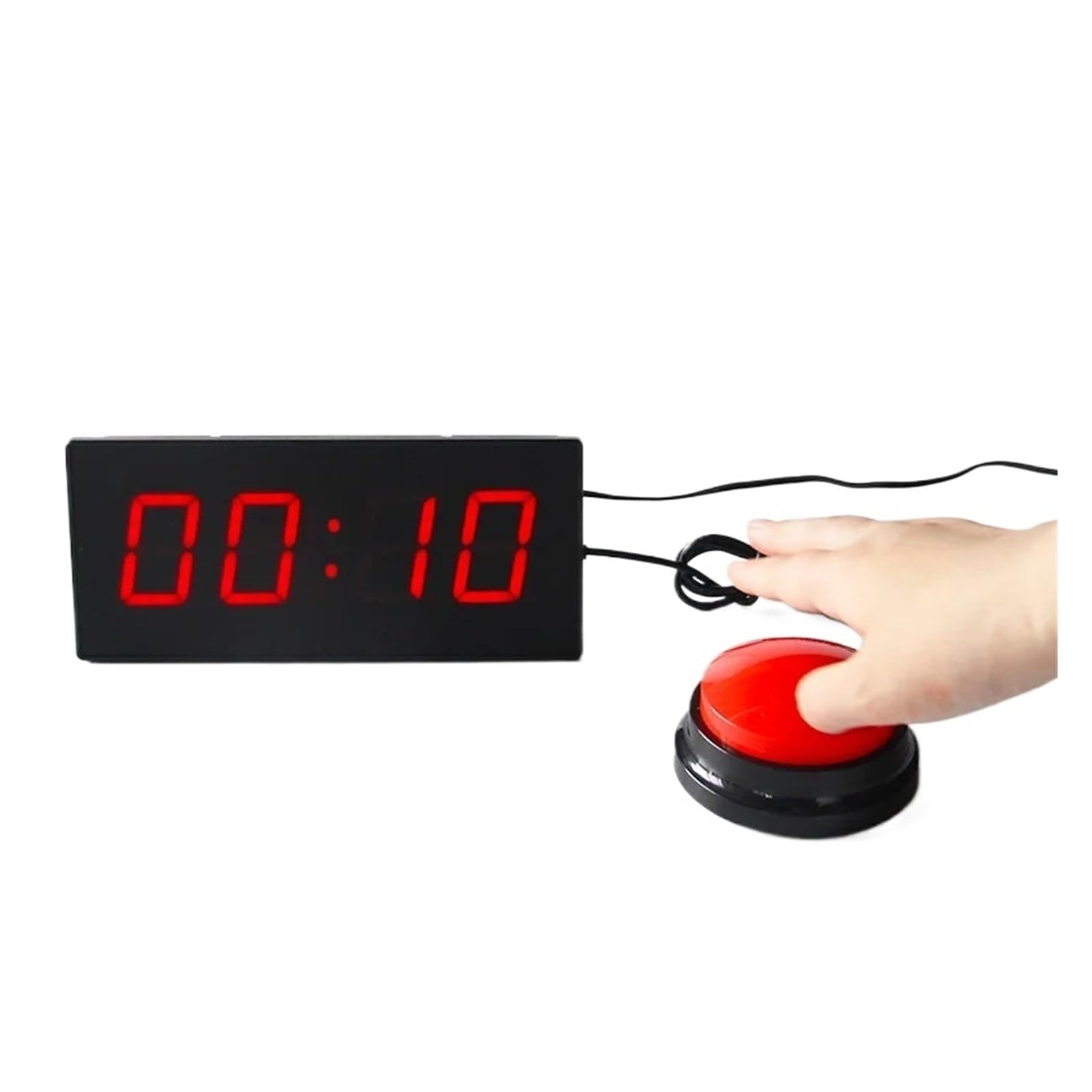 Orologio timer elettrico da 1,8 pollici con display digitale a controllo remoto Orologio da palestra Cronometro for fitness boxe sportivo Display luminoso