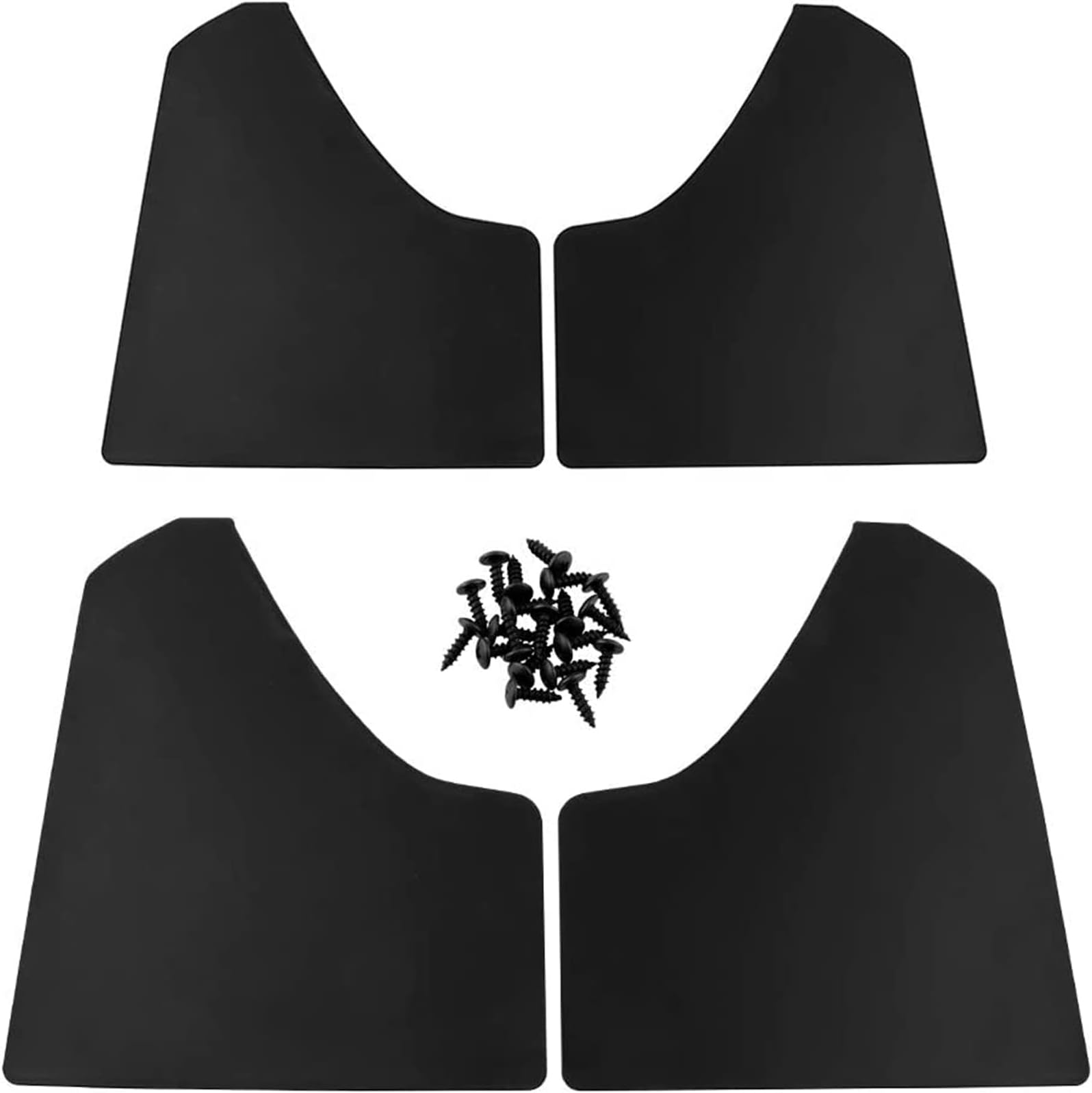 Black Splash Guards (4 Pack)
