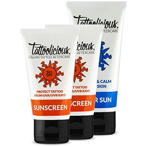 Tattoolicious COMBO SUN PLUS - SUNSCREEN 50+ Anti Cover