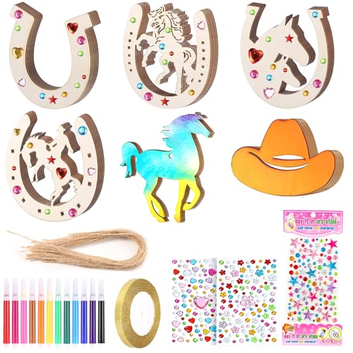 Ampia applicazione: il ferro di cavallo è un simbolo di felicità e porta fortuna alle persone. Adatto per molte occasioni come feste di compleanno, festa dei bambini, baby shower, decorazioni per matrimoni, insegnamento in classe, Natale e ghirlande, ecc.