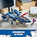 LEGO Marvel X-Men X-Jet Toy - Building Toy from X-Men '97 for Boys & Girls, Ages 8+ - Model Kit for Display and Play with 4 Minifigures - Gift Idea for Marvel Fans - 76281