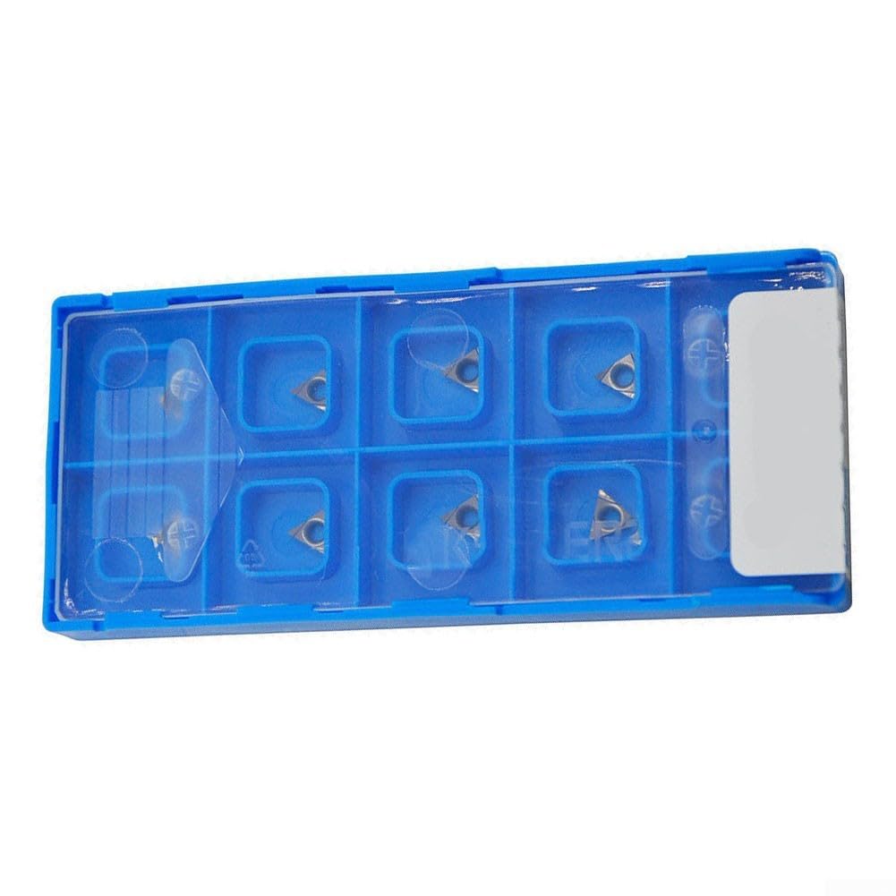 10pcs TBGT060102L Carbide Cutting Inserts for CNC Lathe Tooling Designed for High Grip and Strong Resistance in Heavy Duty Use