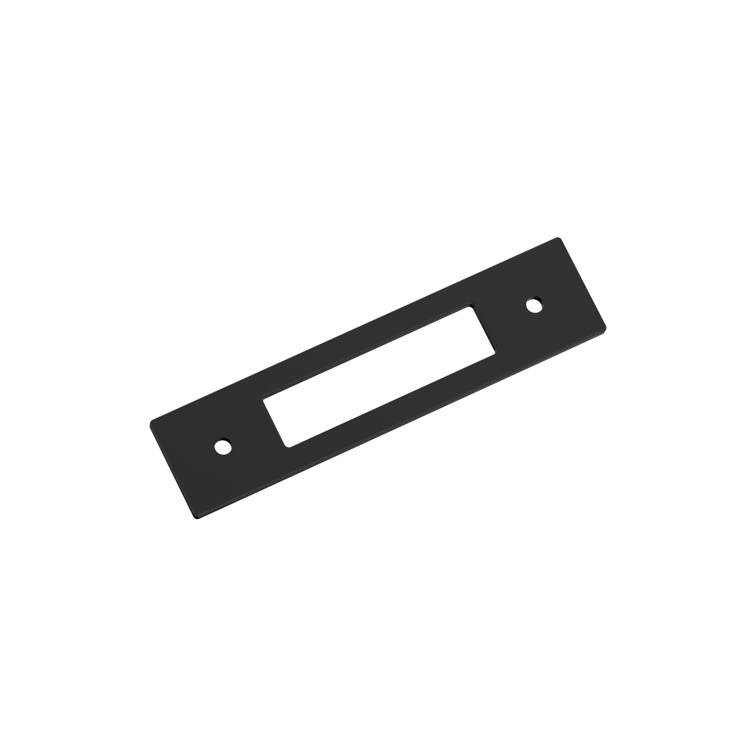 Amerock Medora 3-3/4" Matte Black Backplate