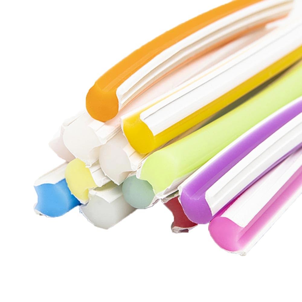 CYJAZNHH Bendable Diffuser 8x10mm Neon Strip Housing Multicolor 1-10M(Grün,2meters)