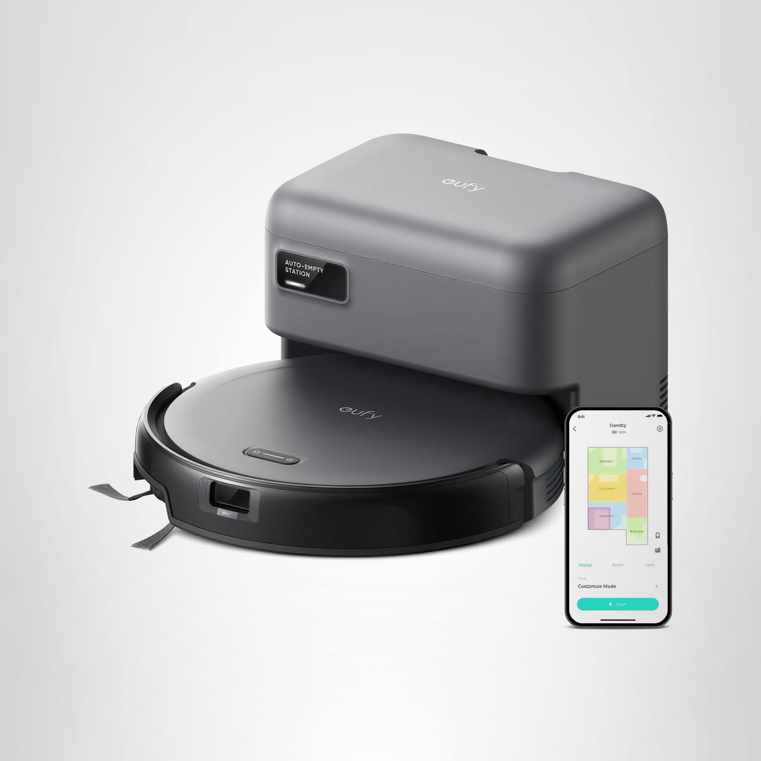 掃除機・クリーナー Eufy C10 (Robot Vacuum Auto-Empty C10) Amazon.com - eufy C10 Robot Vacuum Self Emptying