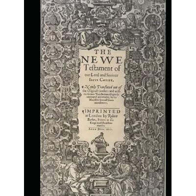 The 1611 Authorised New Testament King James Bible