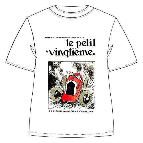 T-Shirt Tintin Moulinsart Amilcar en pur coton haut de gamme avec impression historique