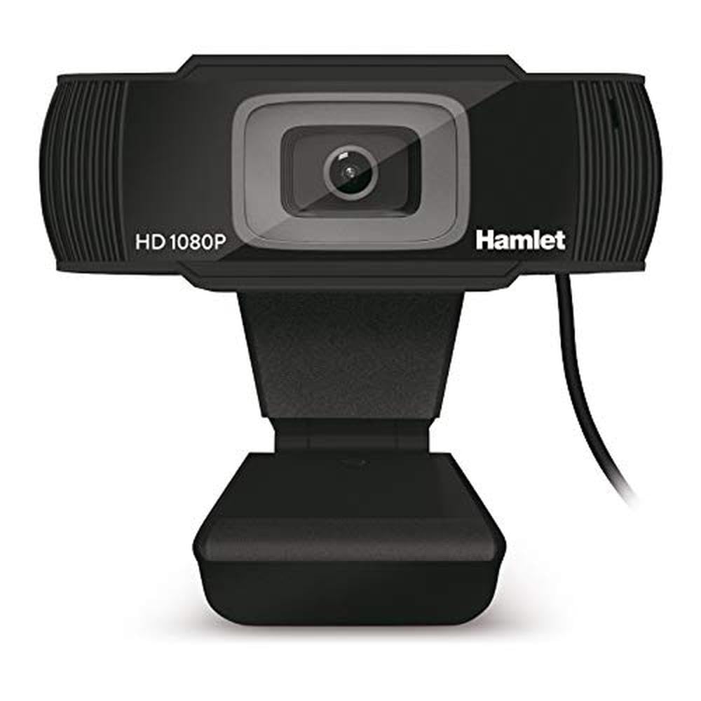 Webcam Hamlet HWCAM1080 USB 2.0 noire pour ordinateur