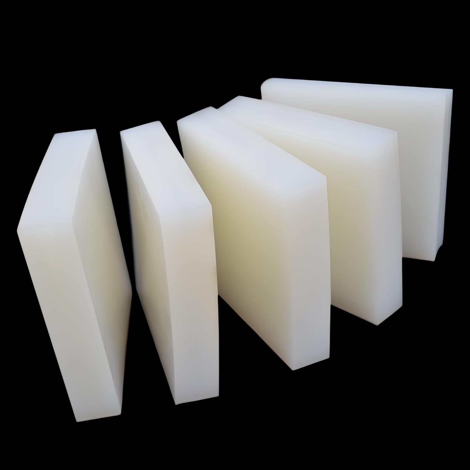 Purzen Anti Vibration Silicone Rubber Square Block 500x500mm Non Slip Cushion Pads for Furniture Electronics Industrial Equipment,2mm