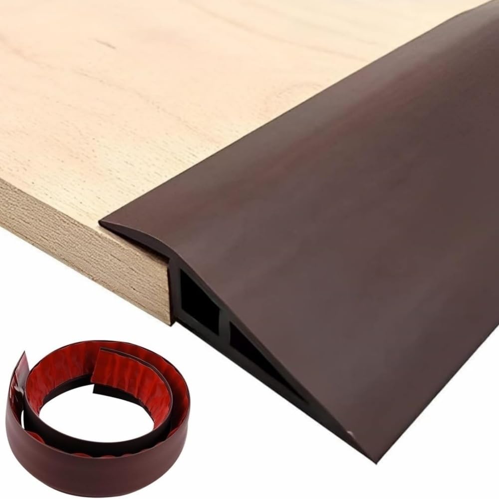 dvftyuim 1PC PVC Self Adhesive Threshold Transition Strip 1m/2m x 5cm