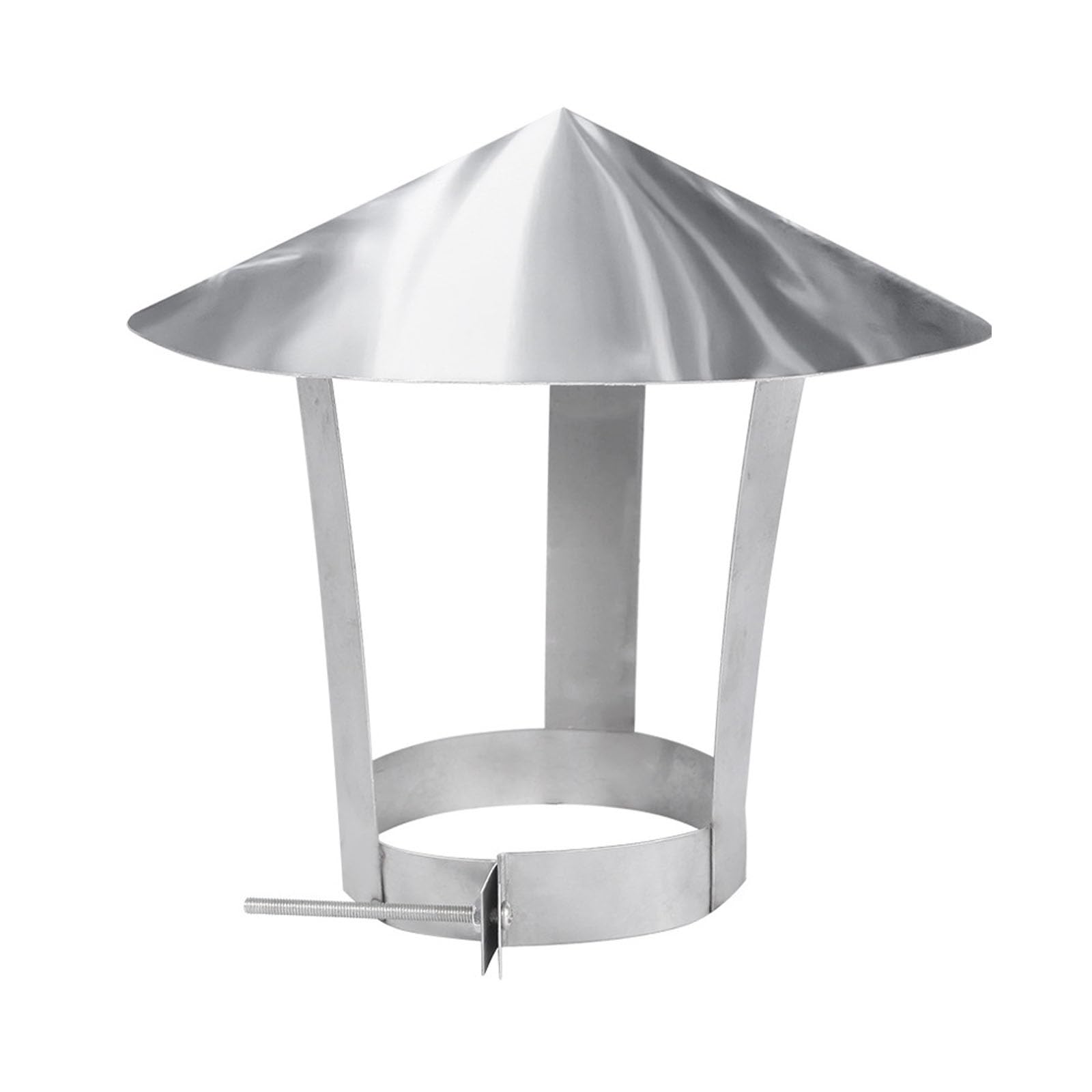 YFBCMXSKG Roof Rain Cover，All Weather Chimney Cap，Adjustable Roof Cap for Vent，Enlarged Cap to Enhance Rainproof Effect, Overall Welding is Strong and Durable(30cm*13cm/11.8in*5.1in)
