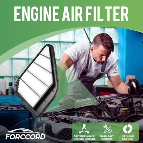 Image of 2-PACK Engine Air Filter CA10110 Replacement for Chevrolet Traverse 2009-2017, GMC Acadia 2007-2016, Buick Enclave 2008-2017, Outlook 2007-2010 Air Filter 15278634 Car Accessories