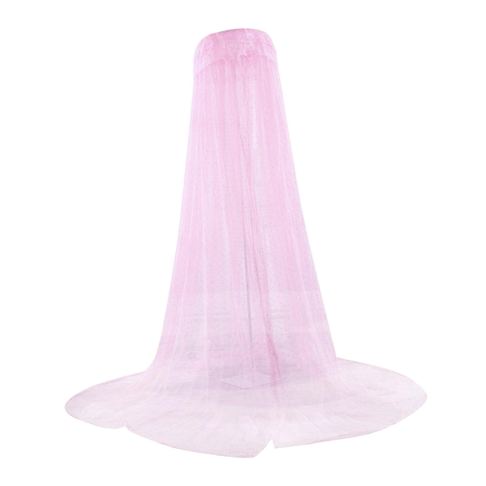 Net Bed Canopy Netting Outdoor IndoorHammocks Cribs Hanging Decor Light Pink-image-24