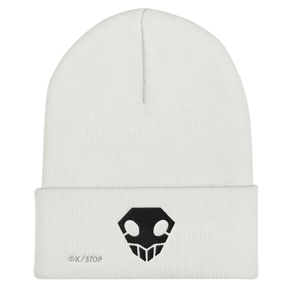 Ripple Junction Bleach Soul Reaper Icon Embroidered Cuff Beanie Officially Licensed White