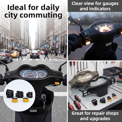 Image of Minho 9Pcs GY6 Scooter Handlebar Control Switch Kit, 50cc 150cc Moped Switch, for Taotao Jonway Roketa