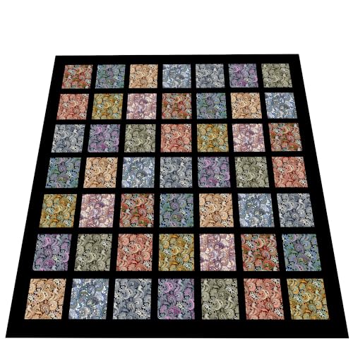 Image of 10 inch 50pcs Cotton Fabric Squares for Sewing Quilting Supplies- Dark Paisley | Good quality fat quarters fabric bundles 100% cotton beautiful patterns fabric squares perfect for quilting projects
