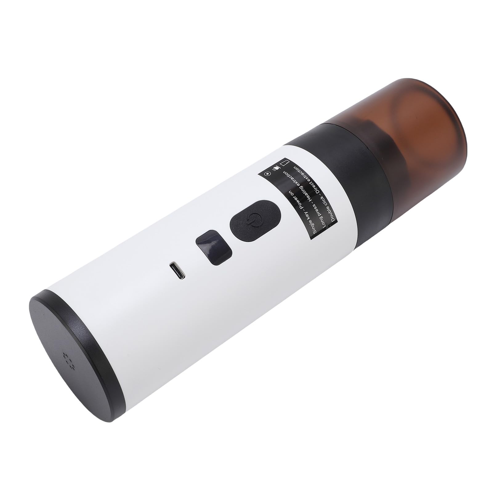Cápsulas Automática Portátil para Viajes en Casa, Aventuras Al Aire Libre, Acero Inoxidable 304, Carga USB