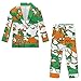 Uourmeti St. Patty's Day Green Leaves Boy Suits Size 5-6 Graphic Suit Set Fashion Slim Fit Blazer Basic Formal Dresswear Graphic V Neck Jackets Outdoor Activities Outfits Comfy Fall Clothes
