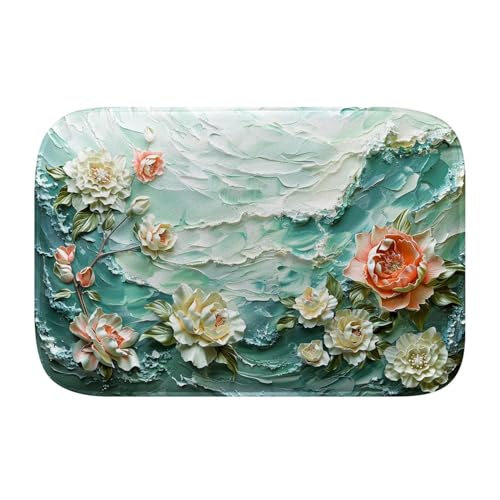 Tapis de bain mousse à mémoire de forme idéal pour sortie de douche design - 2