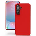 YATWIN Silicone Back Case for Samsung Galaxy S24 FE, Soft-Touch Phone Back Cover for Samsung Galaxy S24 FE - Red gallery image