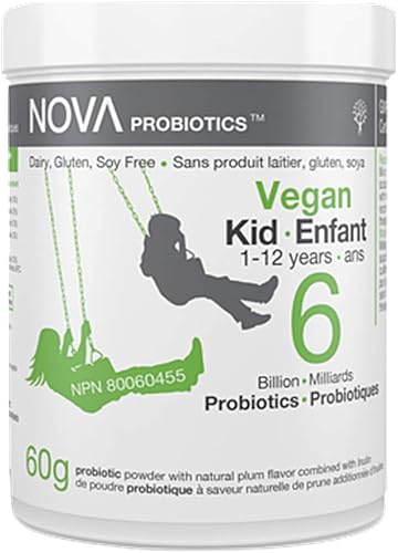 Nova Probiotics Vegano niño 1-12 años 6 mil millones 2.12 oz
