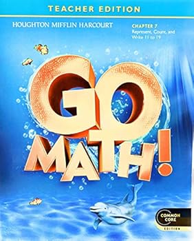Paperback Teacher Edition, Go Math!, Kindergarten, Chapter 7 - Represent, Count, and Write 11 to 19 Book