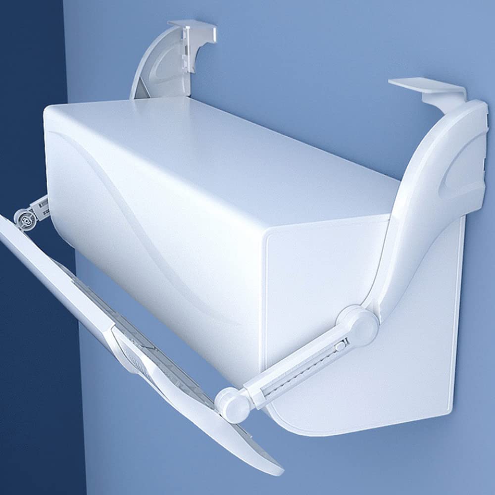 Deflector de Viento Universal Ajustable para Parabrisas, Color Blanco, con Salida de Aire Acondicionado antirretorno.