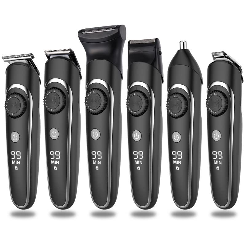 Miniatura 5 de CRIVERS Cortadora de pelo para hombres, cortadora de pelo profesional de peluquería con cable para barba, para hombres, eléctrica, 100-240 V,