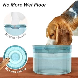 1Gallon-Dog-Water-Bowl-No-Spill-Spill-Proof-Dog-Bowl-BPA-Free-38L128oz-Large-Capacity-No-Splash-Water-Bowl-with-Non-Slip-Base-Slobber-Stopper-Water-Bowl-for-Messy-Drinkers-Sapphire - Cucciolini Doodles   1Gallon-Dog-Water-Bowl-No-Spill-Spill-Proof-Dog-Bowl-BPA-Free-38L128oz-Large-Capacity-No-Splash-Water-Bowl-with-Non-Slip-Base-Slobber-Stopper-Water-Bowl-for-Messy-Drinkers-Sapphire