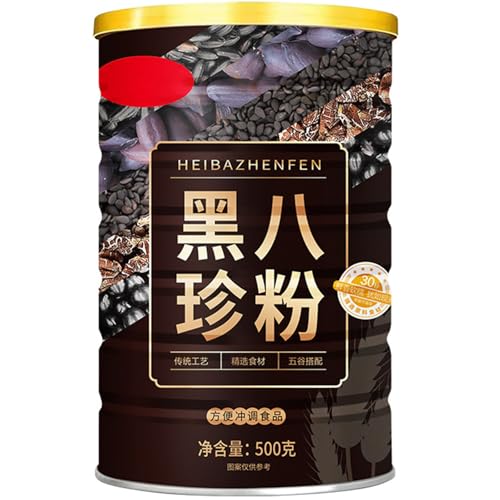 500g Black Eight Treasures Porridge, Herbal Powder Blend with Black