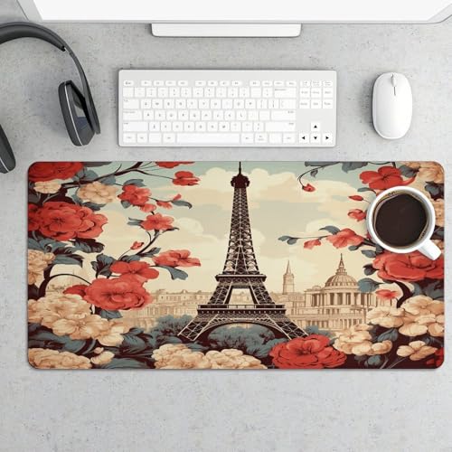 Paris Vintage Floral Pad para Mouse Grande 30x60 cm miniatura 5