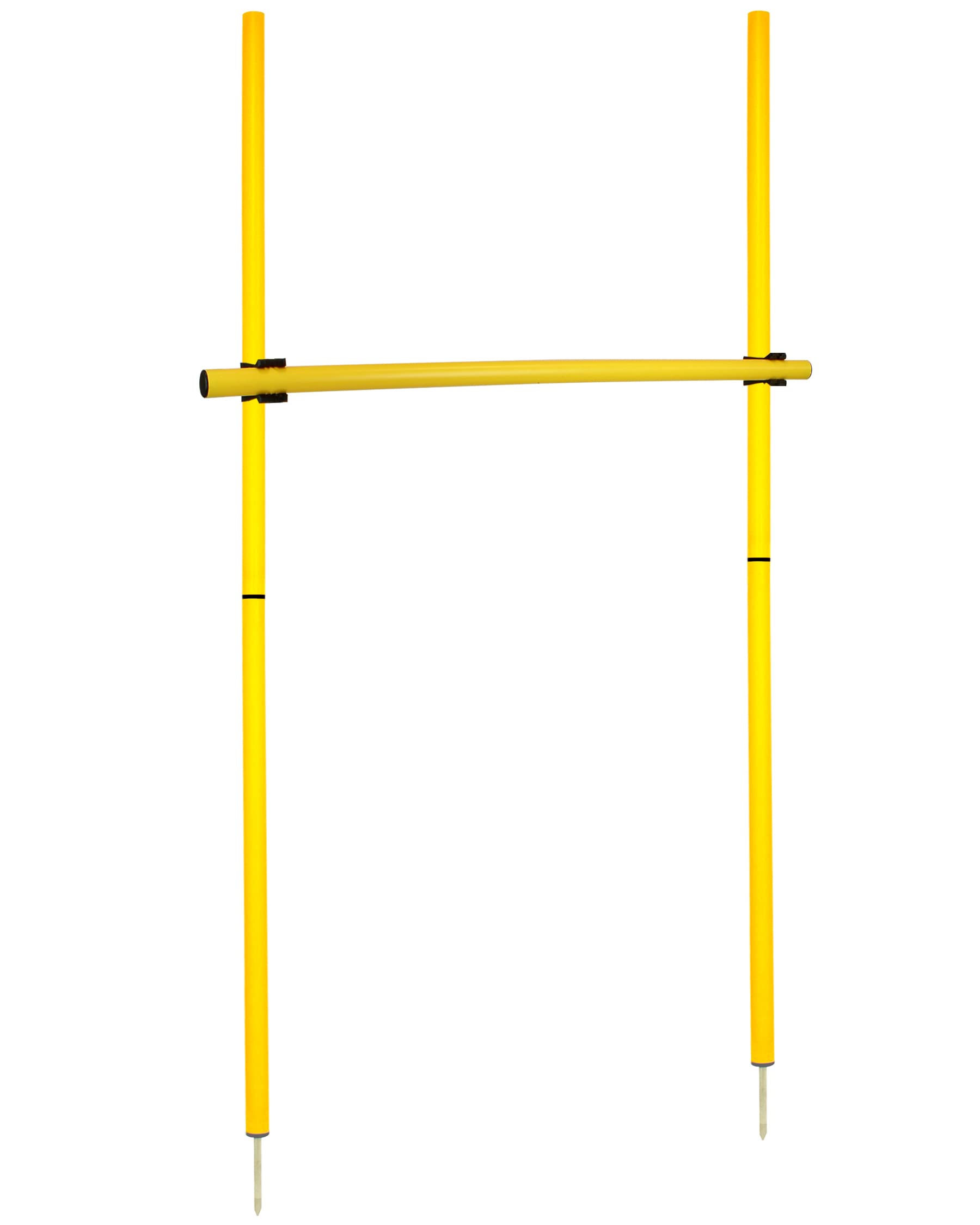 Hürdenset mit Slalomstangen 180 cm, ø 32 mm – Sprunghürde – Agility-Hürde für Fußball, Leichtathletik & Hundesport