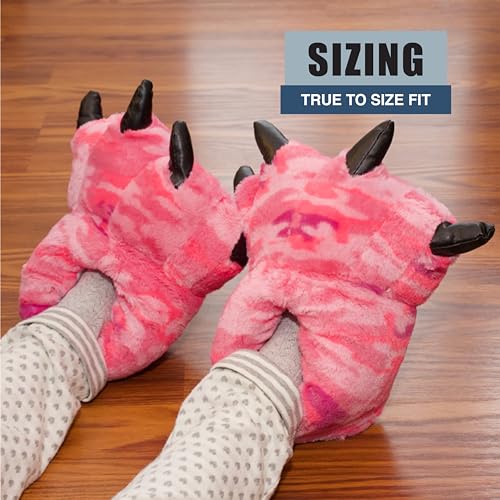 NORTY Stuffed Furry Animal Claw Paw Slippers for Toddlers, Kids, and Adults - Cozy Plush Design - Perfect for Boys, Girls, Men, and Women - House Footwear3