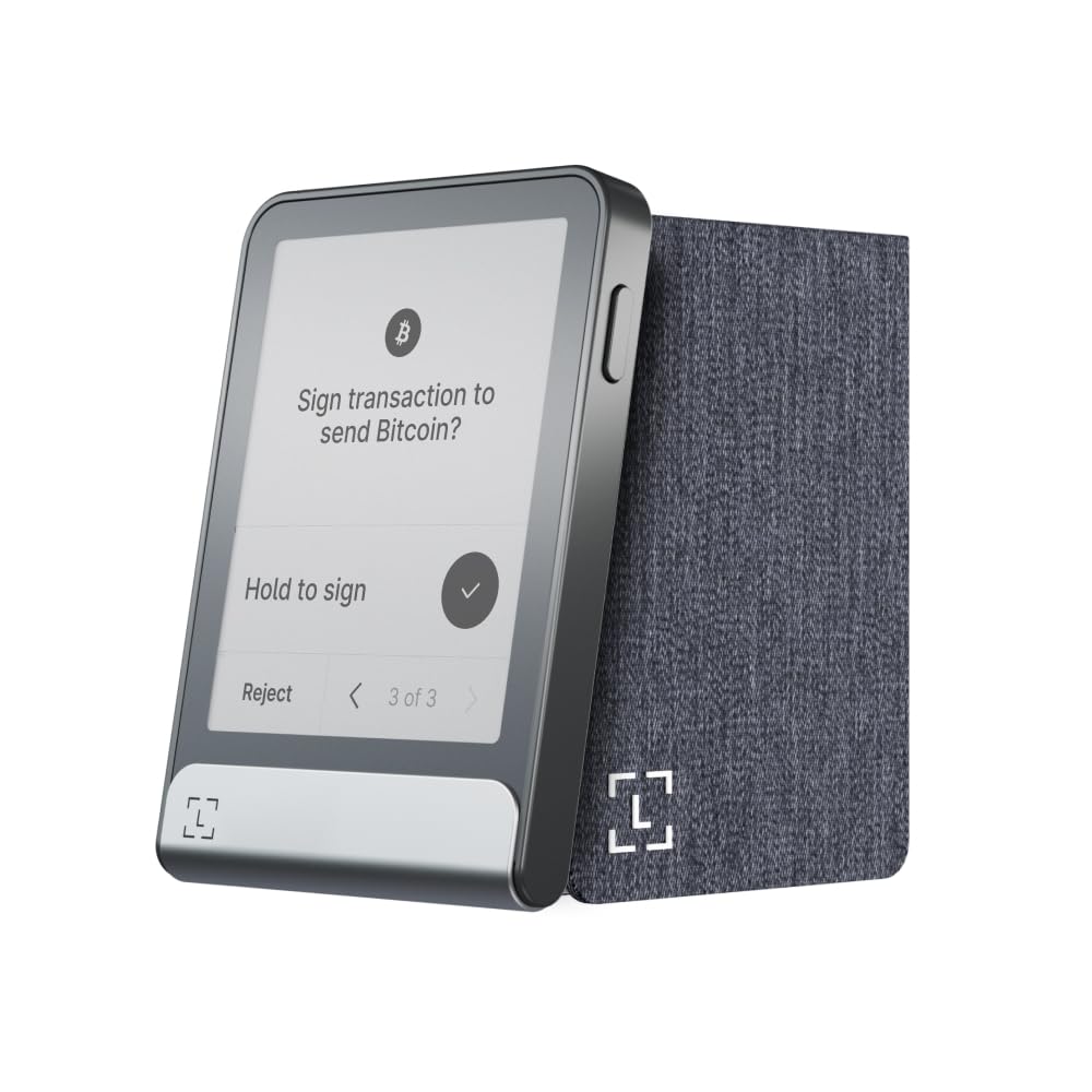 Ledger Flex Starter Pack - Crypto Touchscreen Signer & Protective Magnet Folio - securely Manage All Your Digital Assets via the Ledger Wallet app