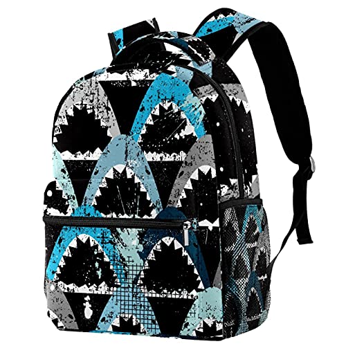 Sac à dos requins marins enfant avec porte-bouteille pour fille et garçon