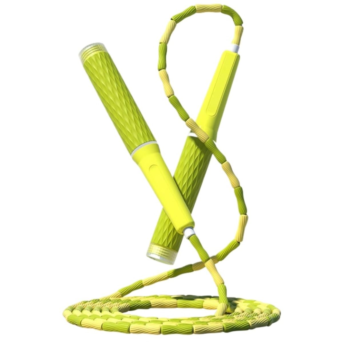 Springseil Erwachsene Fitness Weiche Bambusperlen, Verstellbares Buntes Springseil, Fitness-Übungs-Sportausrüstung Ausdauertraining