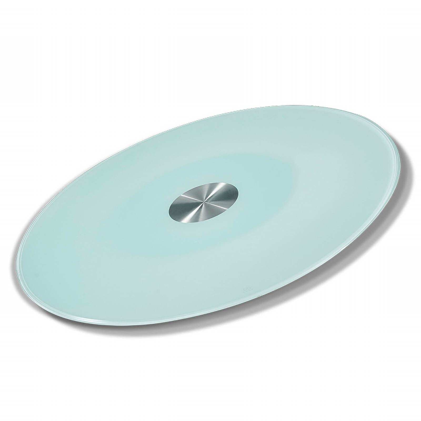 Plateau tournant de table en verre trempé 68 cm LUNEZY pour cuisine