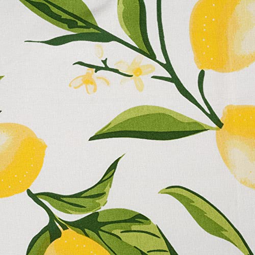 DII Lemon Bliss Tabletop Collection, Tablecloth, 70" Round - Image 3