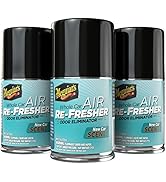 Meguiar's Whole Car Air Refresher, Odor Eliminator Spray Eliminates Strong Vehicle Odors, New Car...