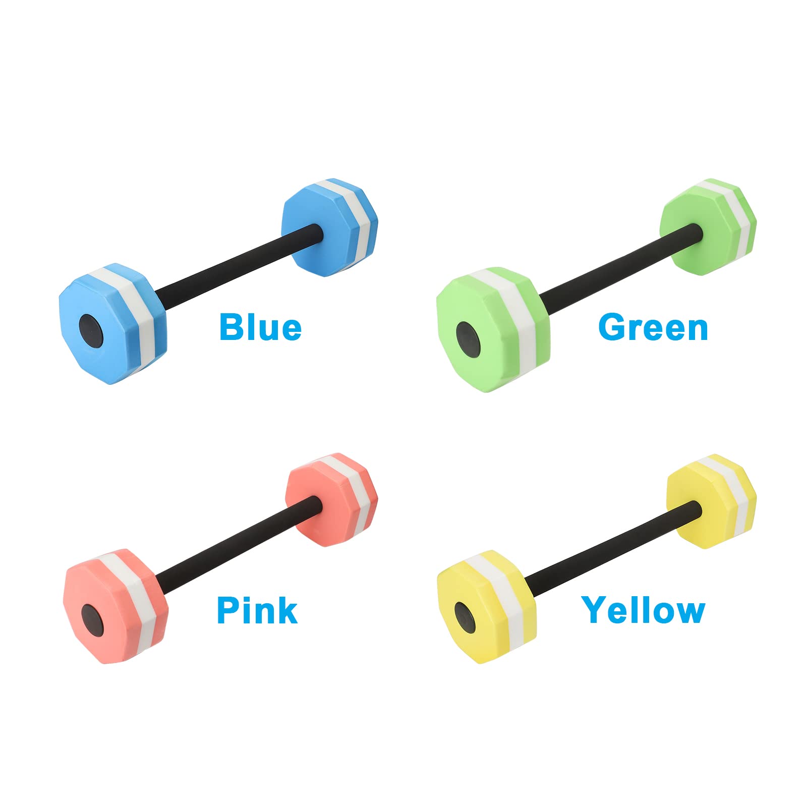 Water Dumbbells For Pool Exercise Inch Aquatic Dumbbells