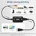 Tackston RCA to HDMI Converter, 1080P RCA Composite AV to HDMI Video Converter Cable Compatible with Wii NES N64 PS2 Xbox 360 Sega Genesis VHS VCR DVD Players to TV Display with HDMI Interface