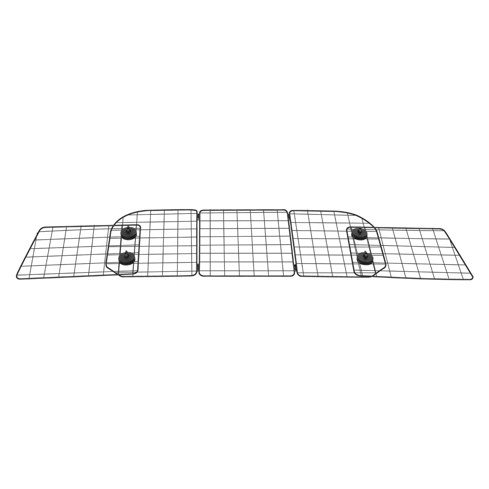 VEVOR Barrière de Voiture pour Chien Réglable 97,2-156,5 cm, Grille Pare-Chien en Treillis Métallique Robuste pour Siège Arrière, Universel pour Animaux de Compagnie, SUV, Berline, Camions, Véhicules